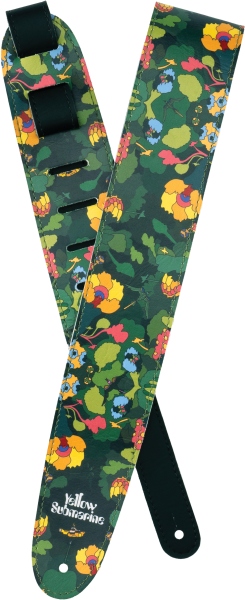Daddario Beatles Yellow Submarine 55th Anniversary Vinyl Guitar Strap Pepperland Woods