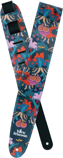Daddario Beatles Yellow Submarine 55th Anniversary Vinyl Guitar Strap Under The Sea