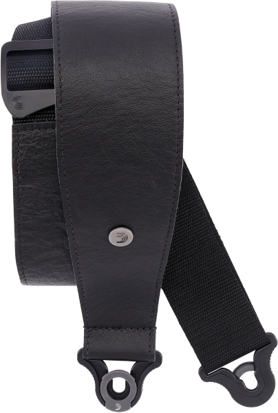 Daddario Comfort Leather Auto Lock Guitar Strap Black