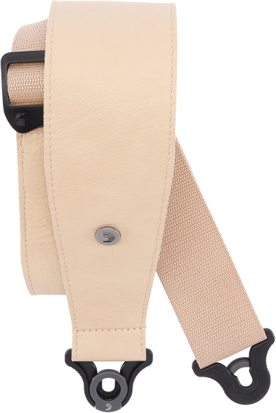 Daddario Comfort Leather Auto Lock Guitar Strap Tan
