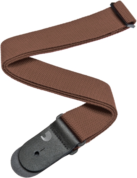 Daddario Cotton Guitar Strap Brown