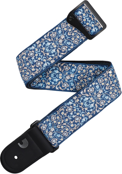 Daddario Eco Persian Woven Guitar Strap Blue