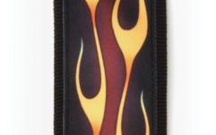 Curea chitară Daddario Hot Rod Flame Guitar Strap Red
