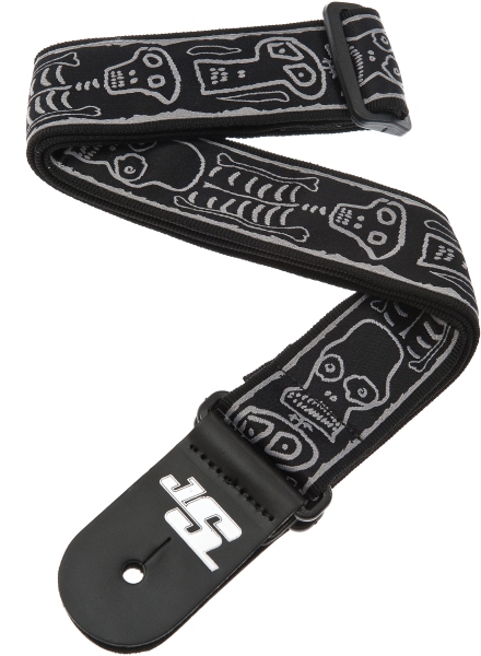 Daddario Joe Satriani Guitar Strap Skull n' Bones
