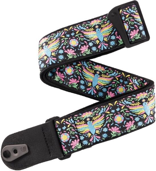 Daddario Pad Lock Woven Guitar Strap Phoenix Dream