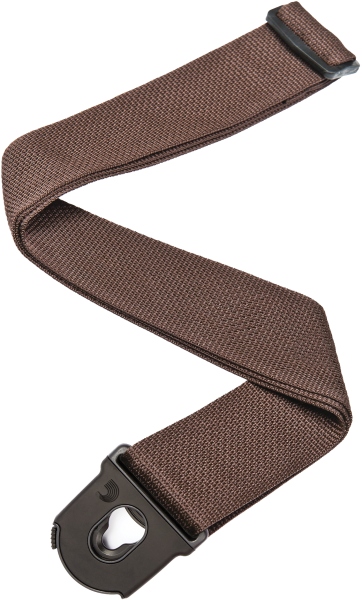 Daddario Planet Lock Guitar Strap Polypropylene Brown