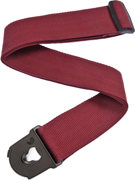 Daddario Planet Lock Guitar Strap Polypropylene Red