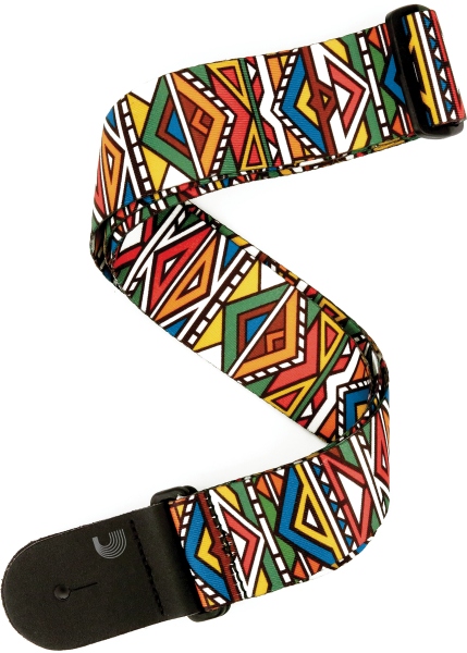Daddario Polyester Guitar Strap Ndebele