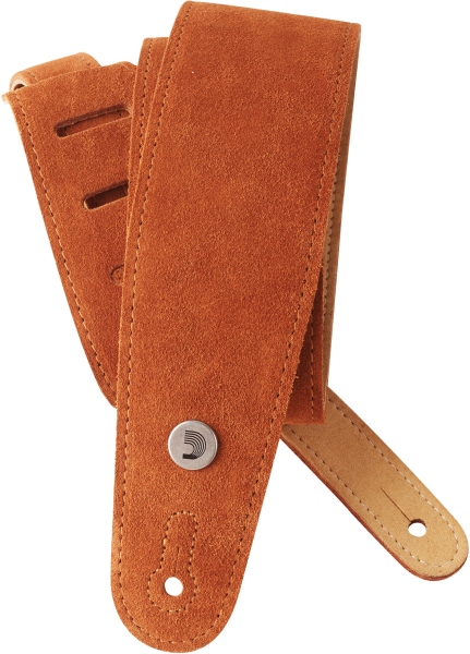 Daddario Suede Guitar Strap Honey