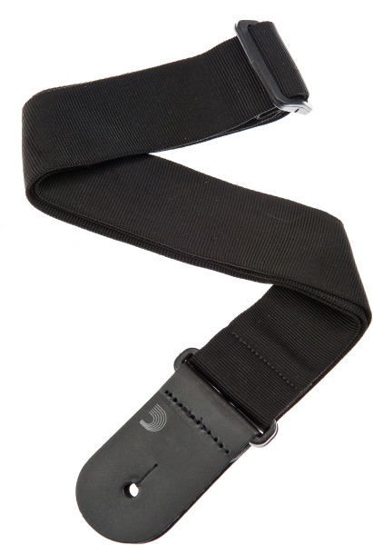 Daddario Woven Guitar Strap Black Tube