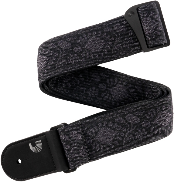 Daddario Woven Guitar Strap Monterey Black Tubular