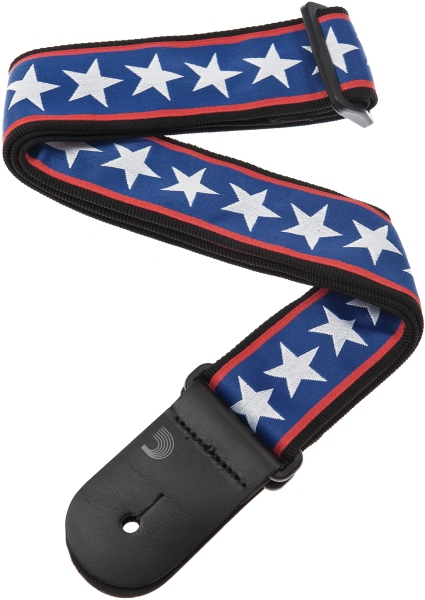 Daddario Woven Guitar Strap Stars & Stripes