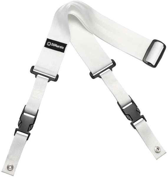 DiMarzio DD 2200W Clip Lock Strap Nylon White