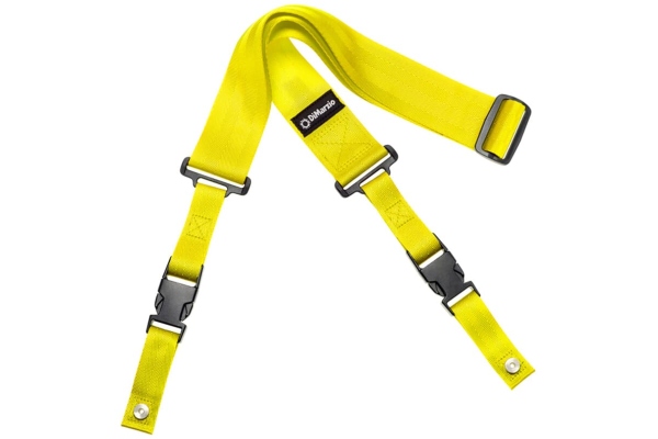 DiMarzio DD 2200Y Clip Lock Strap Nylon Yellow