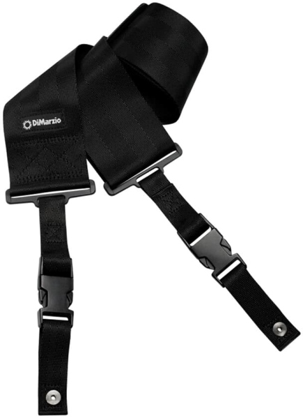 DiMarzio DD 2800BK 3 Inch Nylon ClipLock Black