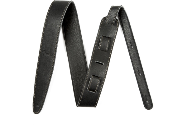 Artisan Crafted Leather Strap Black 2