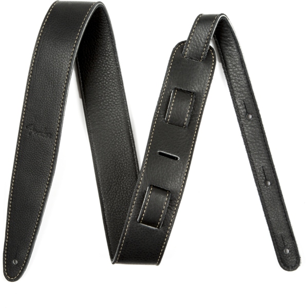 Fender Artisan Crafted Leather Strap Black 2