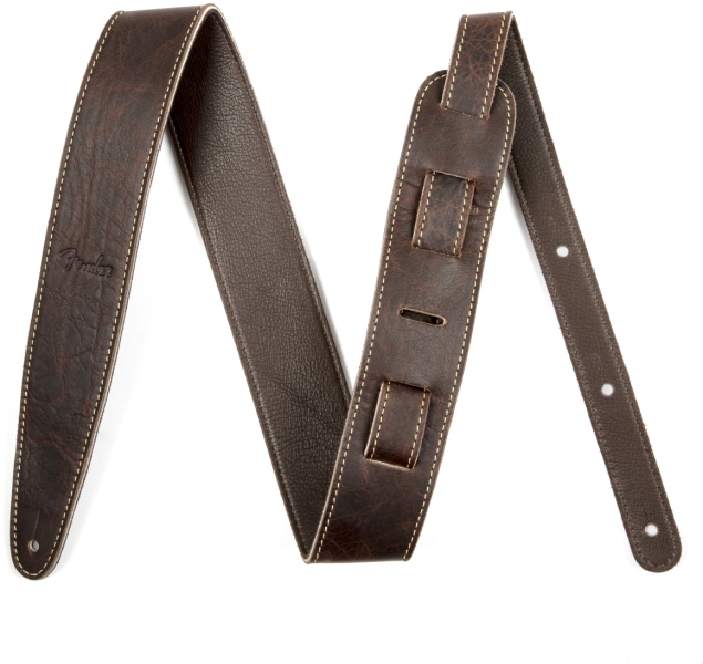 Fender Artisan Crafted Leather Strap Brown 2''