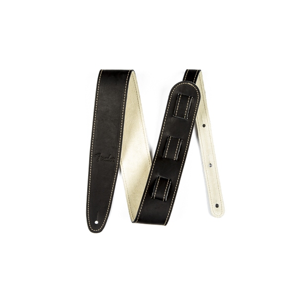 Fender Ball Glove Leather Strap Black 2.5