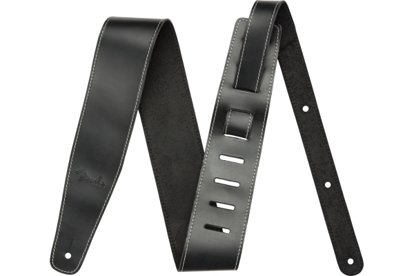 Broken-In Leather Strap Black 2.5
