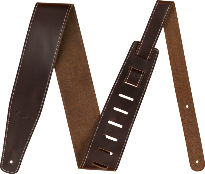 Fender Broken-In Leather Strap Brown 2.5