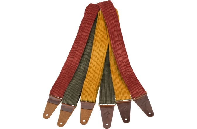 Curea chitară Fender Corduroy Strap Antique Olive 2"