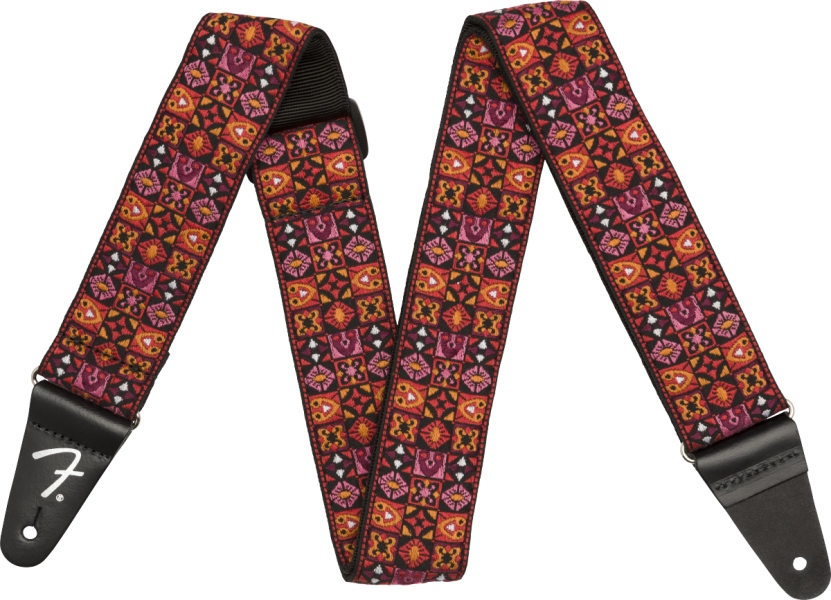 Fender Festival Strap Red Mosaic 2