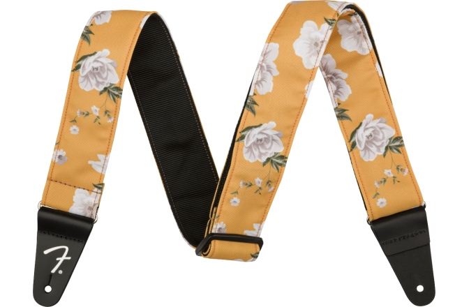 Curea chitară Fender Floral Strap Marigold 2''