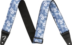 Curea chitară Fender Hawaiian Strap Blue Floral 2"