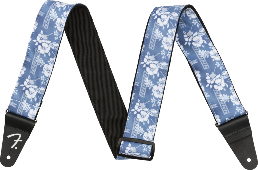 Fender Hawaiian Strap Blue Floral 2