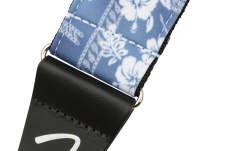 Curea chitară Fender Hawaiian Strap Blue Floral 2"
