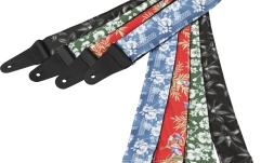 Curea chitară Fender Hawaiian Strap Blue Floral 2"