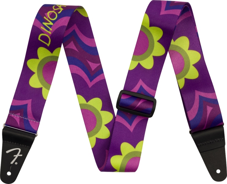 Fender J Mascis Strap Magenta Flower 2''