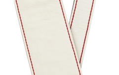 Curea chitară Fender John 5 Leather Strap White and Red