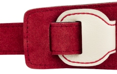 Curea chitară Fender John 5 Leather Strap White and Red