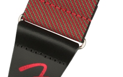 Curea chitară Fender LE WeighLess Festive Strap Tweed Strap Green and Red 2"