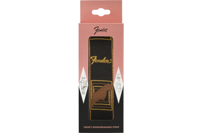 Curea chitară Fender Legacy Vintage Monogram Strap
