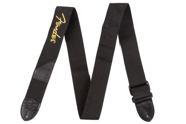 Logo Strap Black/Yellow Logo 2''