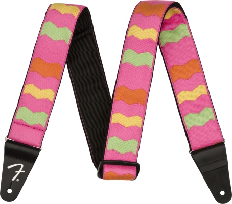 Fender MonoNeon Woven Strap Neon Pink 2''