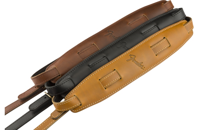 Curea chitară Fender Mustang Saddle Strap Standard Black 2.25"