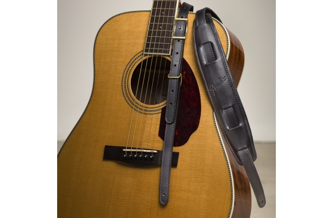Curea chitară Fender Mustang Saddle Strap Standard Black 2.25"