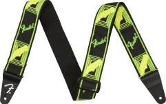 Curea chitară Fender Neon Monogrammed Green and Yellow 2"