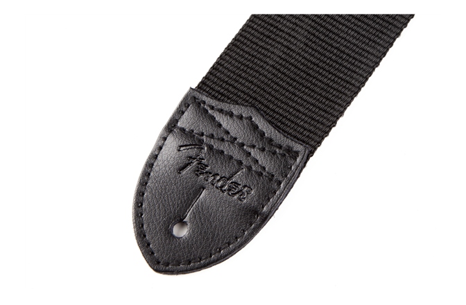 Curea chitară Fender Nylon Lightning Bolt Strap Black/White 2"