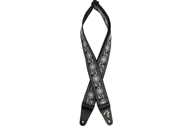 Curea chitară Fender Pasadena Woven Strap Blue Lotus 2"