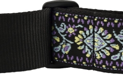 Curea chitară Fender Pasadena Woven Strap Blue Lotus 2"