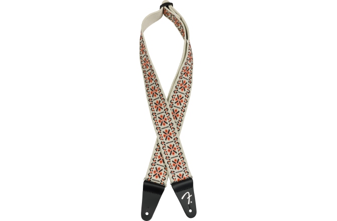 Curea chitară Fender Pasadena Woven Strap Lattice Orange 2"