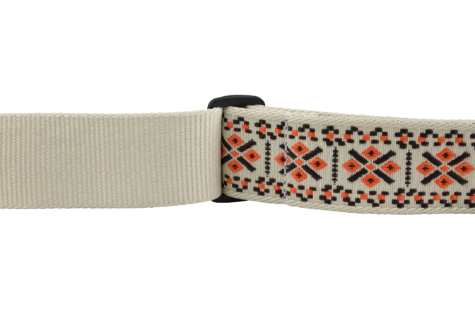 Curea chitară Fender Pasadena Woven Strap Lattice Orange 2"