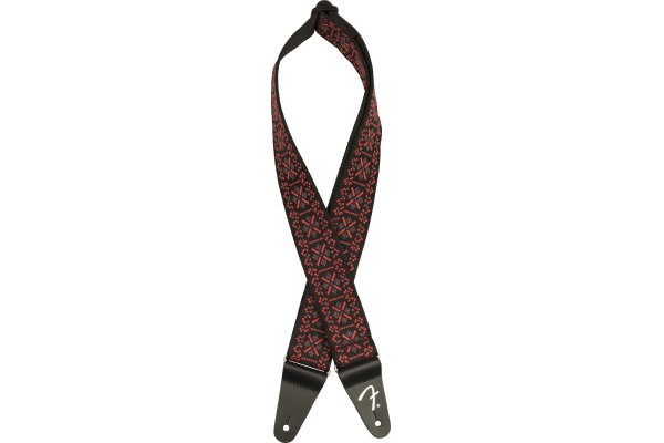 Pasadena Woven Strap Lattice Red 2''