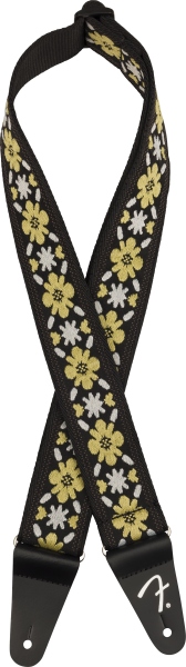 Fender Pasadena Woven Strap Yellow Clover 2