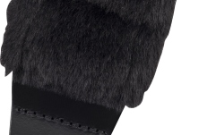 Curea chitară Fender Poodle Plush Strap Black